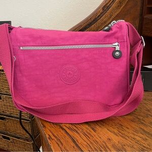 Kipling Bright Pink Crossbody Purse